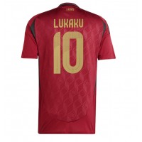 Maglia Calcio Belgio Romelu Lukaku #10 Prima Divisa Europei 2024 Manica Corta